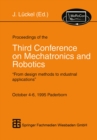 Proceedings of the Third Conference on Mechatronics and Robotics : "From design methods to industrial applications" October 4-6, 1995 Paderborn - eBook