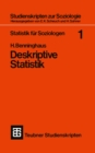 Statistik fur Soziologen 1 : Deskriptive Statistik - eBook
