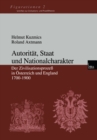 Autoritat, Staat und Nationalcharakter : Der Zivilisationsproze in Osterreich und England 1700-1900 - eBook