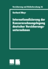 Internationalisierung der Konzernrechnungslegung deutscher Versicherungsunternehmen - eBook
