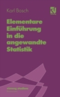 Elementare Einfuhrung in die angewandte Statistik - eBook