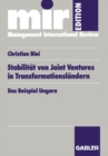 Stabilitat von Joint Ventures in Transformationslandern : Das Beispiel Ungarn - eBook