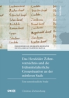 Das Hersfelder Zehntverzeichnis und die fruhmittelalterliche Grenzsituation an der mittleren Saale : Eine namenkundliche Studie - eBook