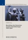 Beschlusse des Deutschen Juristen-Fakultatentages 1999-2009 - eBook