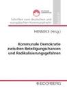 Kommunale Demokratie zwischen Beteiligungschancen und Radikalisierungsgefahren - eBook