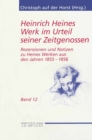 Heinrich Heines Werk im Urteil seiner Zeitgenossen : Rezensionen und Notizen zu Heines Werken aus den Jahren 1855-1856 - eBook