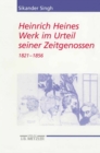 Heinrich Heines Werk im Urteil seiner Zeitgenossen : Kommentar 1821 bis 1856 und Register - eBook