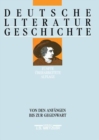 Deutsche Literaturgeschichte : Von den Anfangen bis zur Gegenwart - eBook