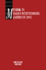 Musik in Baden-Wurttemberg : Jahrbuch 2002 / Band 9 - eBook