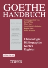 Goethe-Handbuch : Chronologie, Bibliographie, Karten, Register - eBook