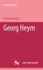 Georg Heym : Sammlung Metzler, 203 - eBook