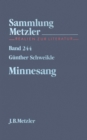 Minnesang : Sammlung Metzler, 244 - eBook