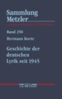 Geschichte der deutschen Lyrik seit 1945 - eBook