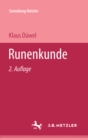 Runekunde : Sammlung Metzler, 72 - eBook