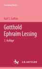 Gotthold Ephraim Lessing : Sammlung Metzler, 65 - eBook