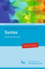 Syntax : Eine Einfuhrung - eBook