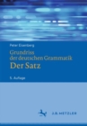 Grundriss der deutschen Grammatik : Der Satz - eBook