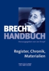 Brecht-Handbuch : Band 5: Register, Chronik, Materialien - eBook