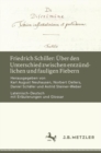Friedrich Schiller: Uber den Unterschied zwischen entzundlichen und fauligen Fiebern : Lateinisch-Deutsch mit Erlauterungen und Glossar - eBook