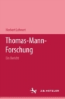 Thomas-Mann-Forschung : Ein Bericht - Book