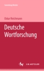 Deutsche Wortforschung - eBook