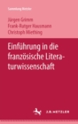 Einfuhrung in die franzosische Literaturwissenschaft - eBook