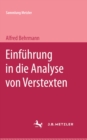 Einfuhrung in die Analyse von Verstexten - eBook