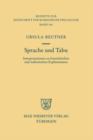 Sprache und Tabu : Interpretationen zu franzosischen und italienischen Euphemismen - eBook