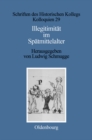 Illegitimitat im Spatmittelalter - eBook