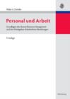 Personal und Arbeit : Grundlagen des Human Resource Management und der Arbeitgeber-Arbeitnehmer-Beziehungen - eBook