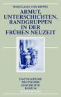 Armut, Unterschichten, Randgruppen in der Fruhen Neuzeit - eBook