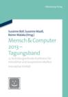 Mensch & Computer 2013 - Workshopband : 13. fachubergreifende Konferenz fur interaktive und kooperative Medien - eBook