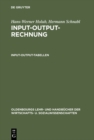 Input-Output-Rechnung: Input-Output-Tabellen : Einfuhrung - eBook