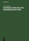 Statistik fur Politikwissenschaftler - eBook