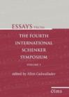Essays from the Fourth International Schenker Symposium - Book