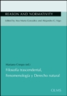 Filosofia trascendental, Fenomenologia y Derecho natural - Book
