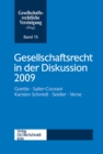 Gesellschaftsrecht in der Diskussion 2009 - eBook