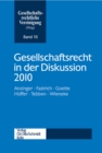 Gesellschaftsrecht in der Diskussion 2010 - eBook