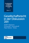 Gesellschaftsrecht in der Diskussion 2011 - eBook