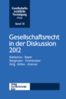 Gesellschaftsrecht in der Diskussion 2012 - eBook