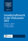 Gesellschaftsrecht in der Diskussion 2013 - eBook