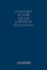 Festschrift 30 Jahre Kolner Juristische Gesellschaft - eBook