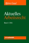 Aktuelles Arbeitsrecht, Band 1/2016 - eBook