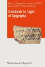 Halakkah in Light of Epigraphy - Book