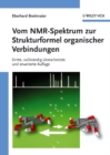 Vom NMR-Spektrum zur Strukturformel organischer Verbindungen - eBook