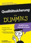 Qualitatssicherung fur Dummies - Book