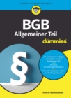 BGB Allgemeiner Teil fur Dummies - Book
