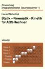 Statik Kinematik Kinetik Fur Aos-Rechner - Book