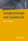 Sozialpsychologie und Sozialtheorie : Band 1: Zugange - eBook