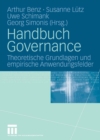Handbuch Governance : Theoretische Grundlagen und empirische Anwendungsfelder - eBook
